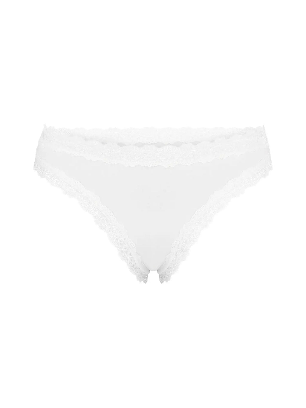 NUR DIE Damen String Invisible Seamless Lace 2-Pack