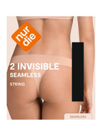 NUR DIE Damen String Invisible Seamless 2-Pack