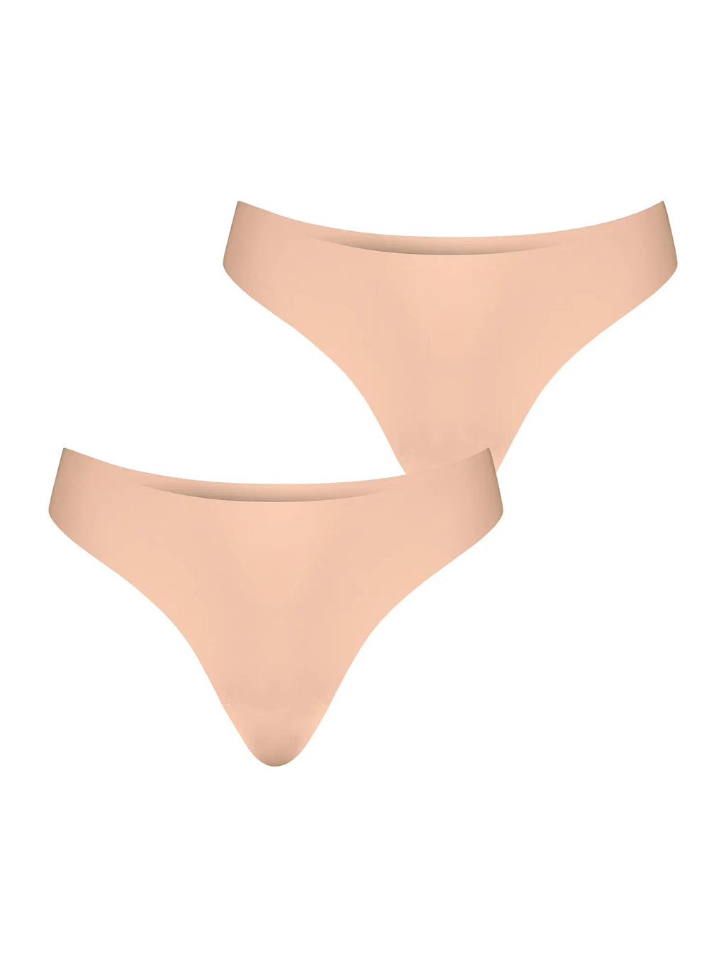 NUR DIE Damen String Invisible Seamless 2-Pack