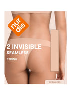 NUR DIE Damen String Invisible Seamless 2-Pack