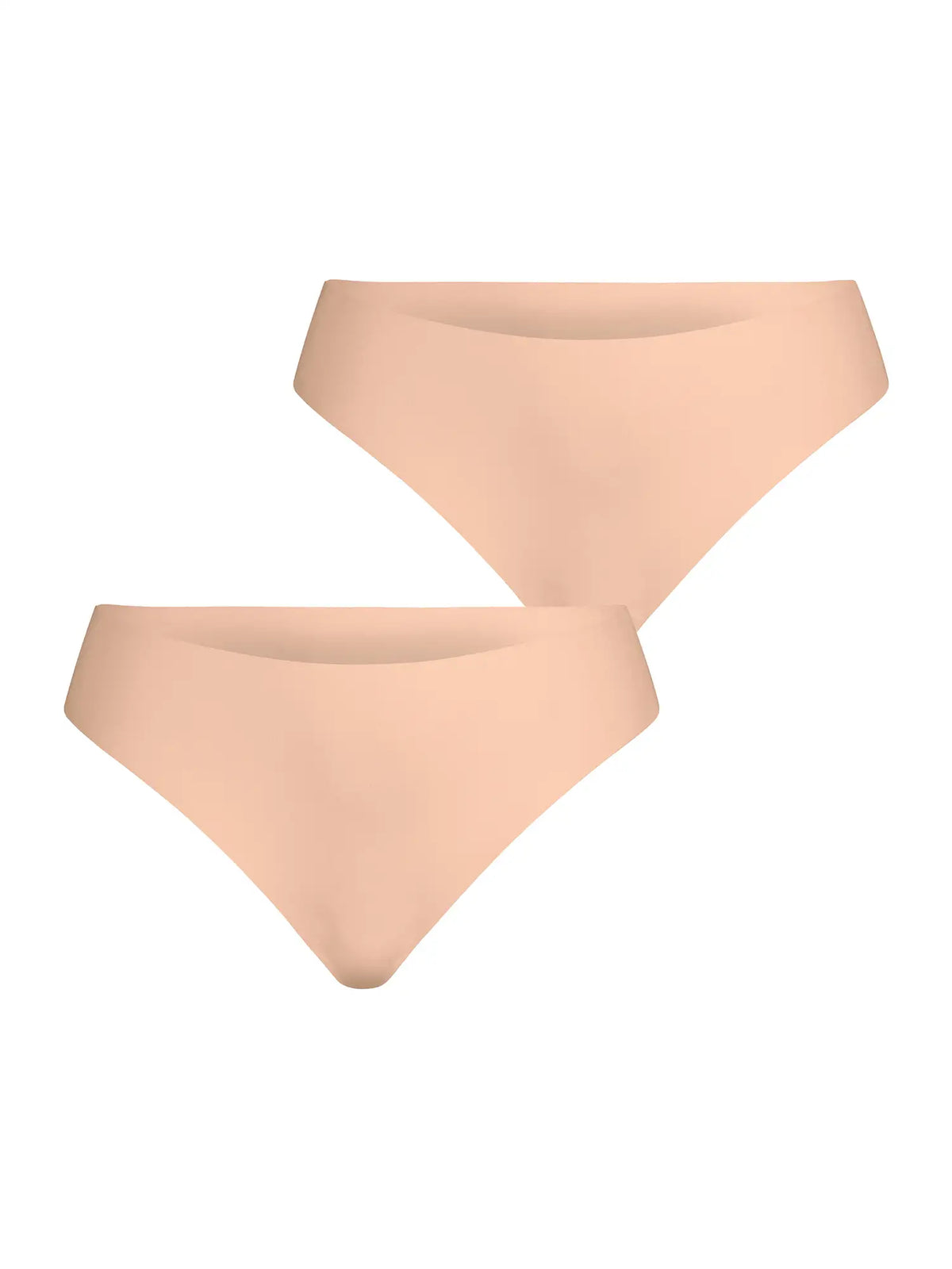 NUR DIE Damen Slip Invisible Seamless 2-Pack