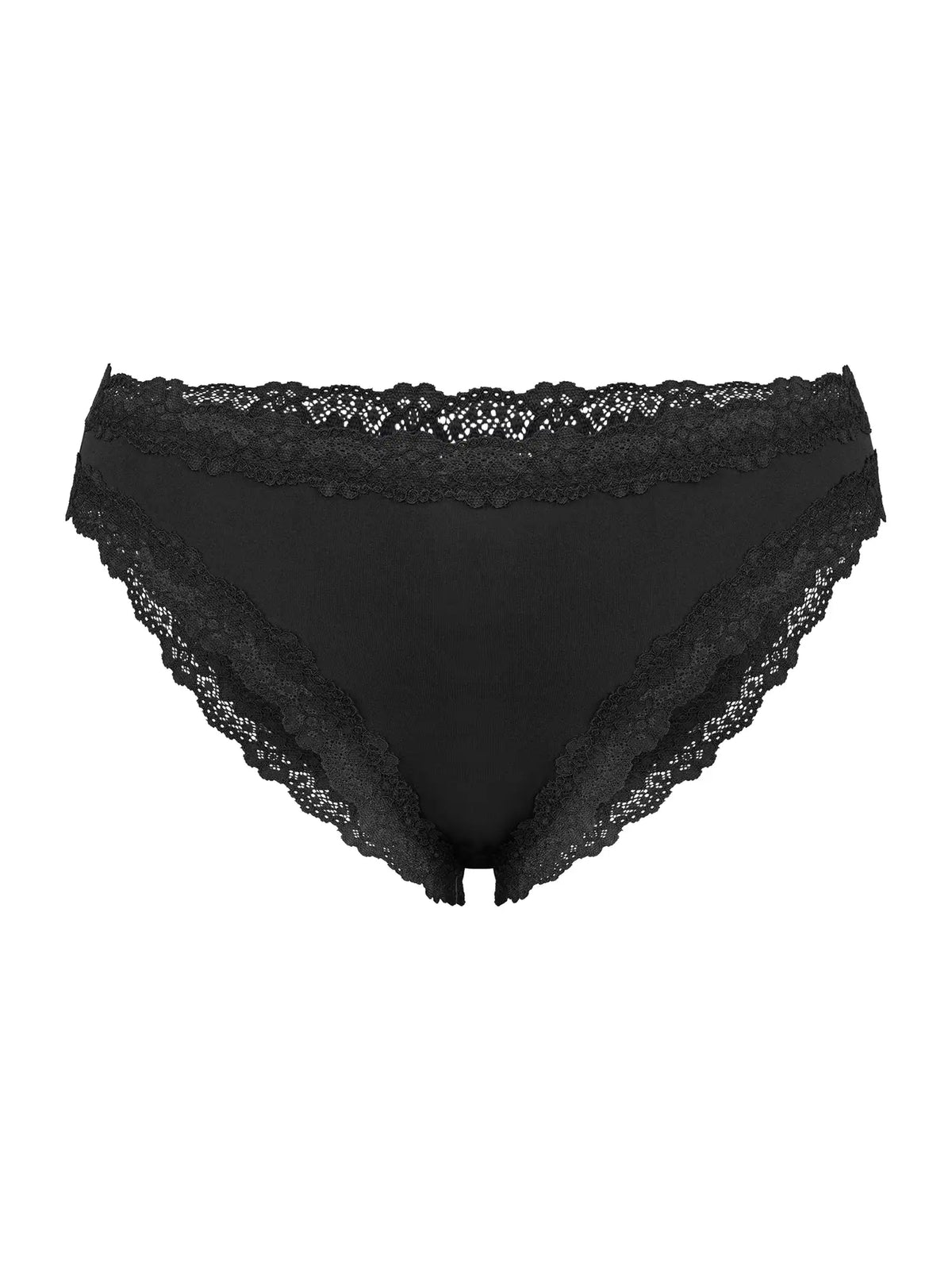 NUR DIE Damen Brasilslip Invisible Seamless Lace 2-Pack