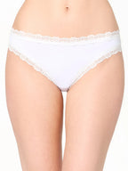 NUR DIE Damen Brasilslip Invisible Seamless Lace 2-Pack