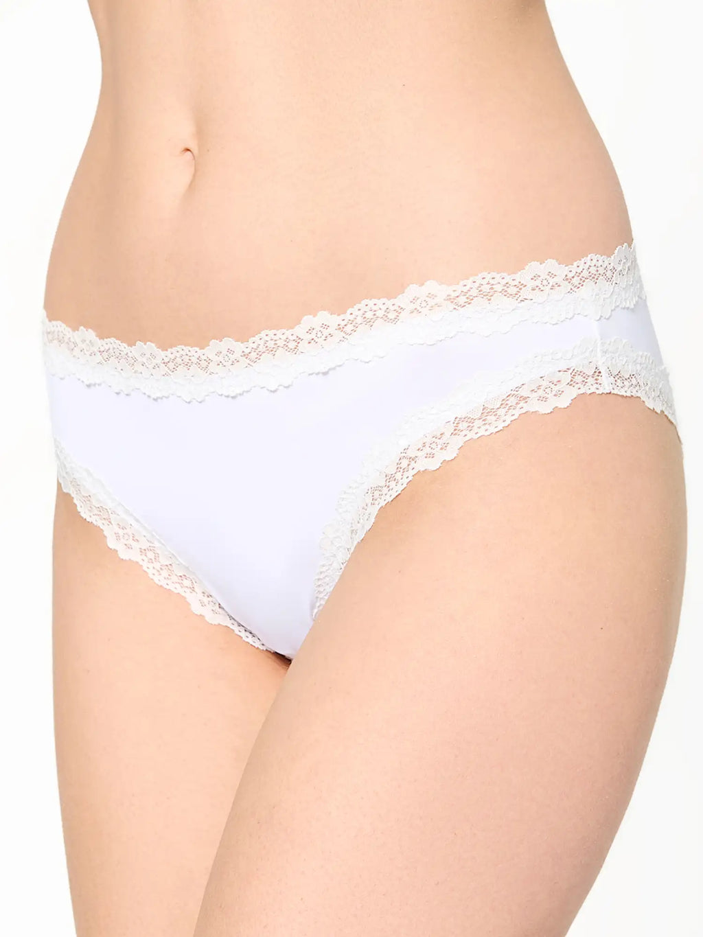 NUR DIE Damen Brasilslip Invisible Seamless Lace 2-Pack