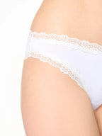 NUR DIE Damen Brasilslip Invisible Seamless Lace 2-Pack