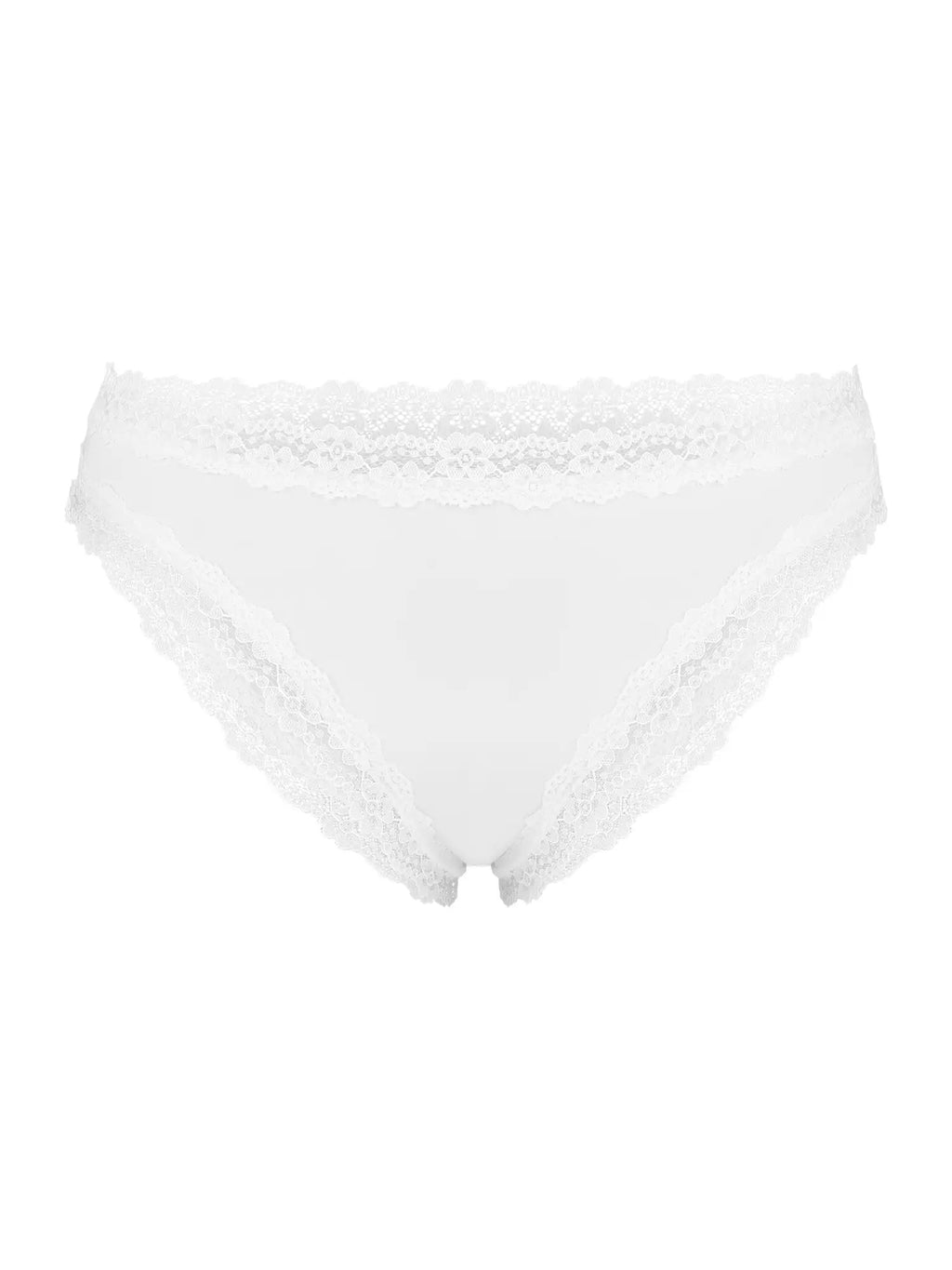 NUR DIE Damen Brasilslip Invisible Seamless Lace 2-Pack