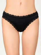 NUR DIE Damen Slip Invisible Seamless Lace 2-Pack