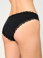 NUR DIE Damen Slip Invisible Seamless Lace 2-Pack