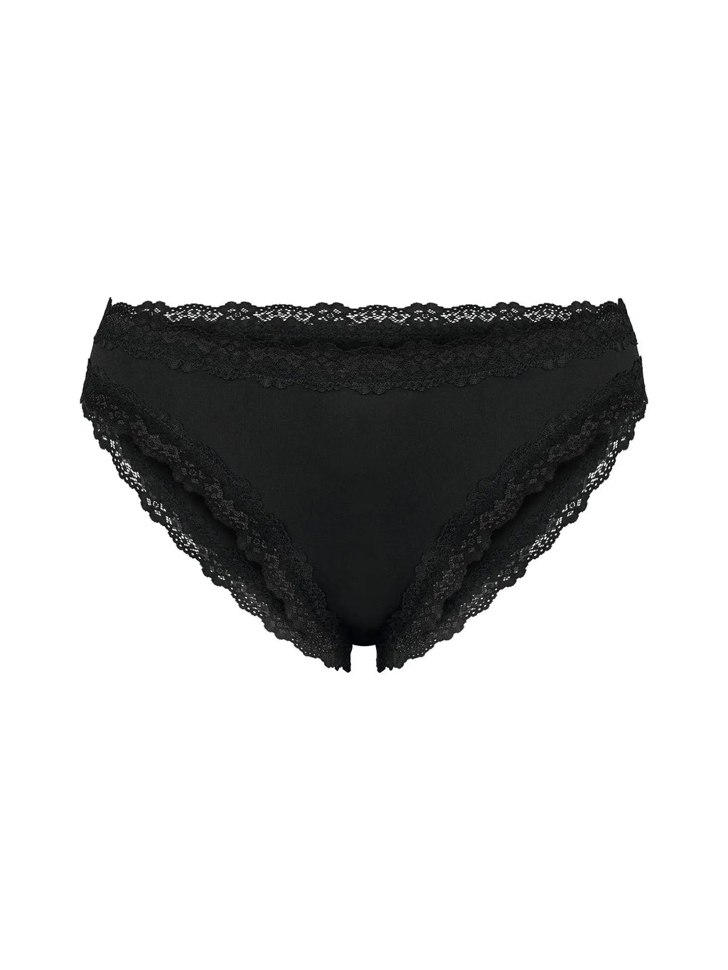 NUR DIE Damen Slip Invisible Seamless Lace 2-Pack