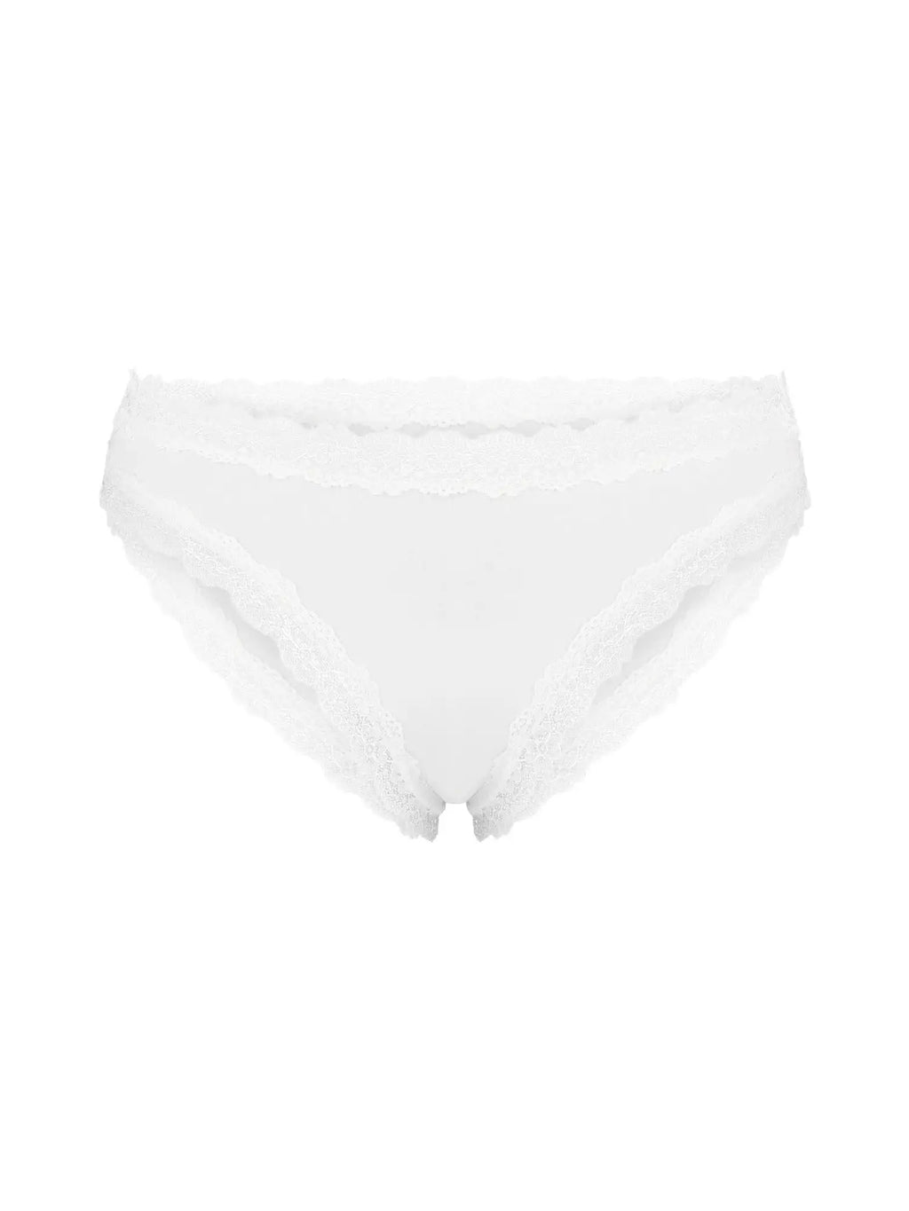 NUR DIE Damen Slip Invisible Seamless Lace 2-Pack