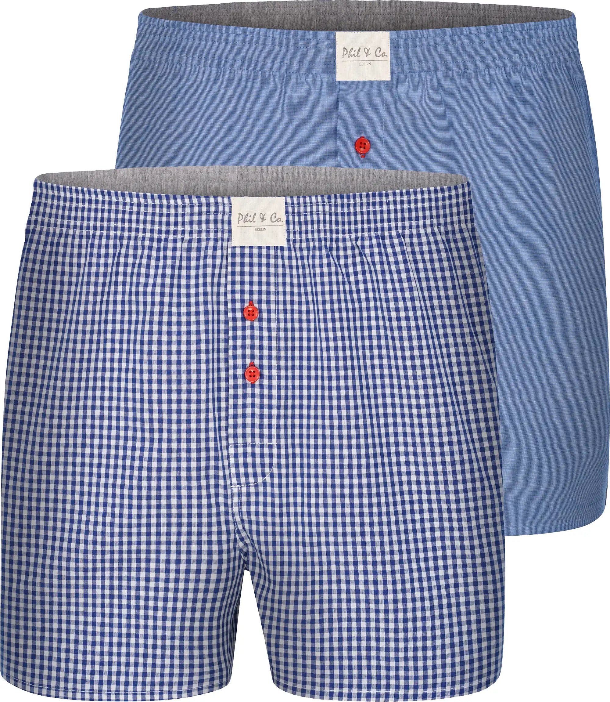 Phil & Co. Berlin Herren Boxershorts 2er Pack Classics