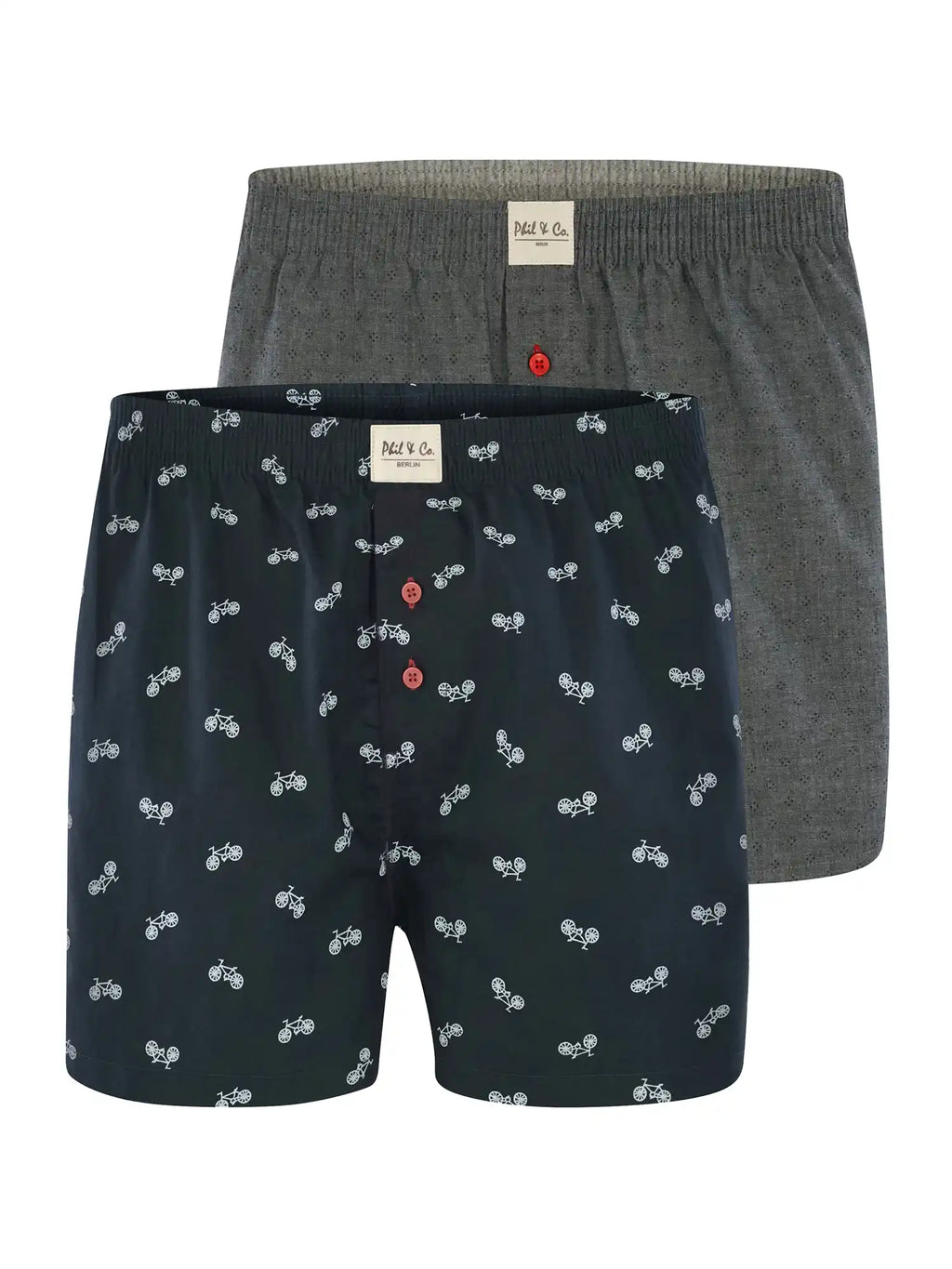 Phil & Co. Berlin Herren Boxershorts 2er Pack Classics