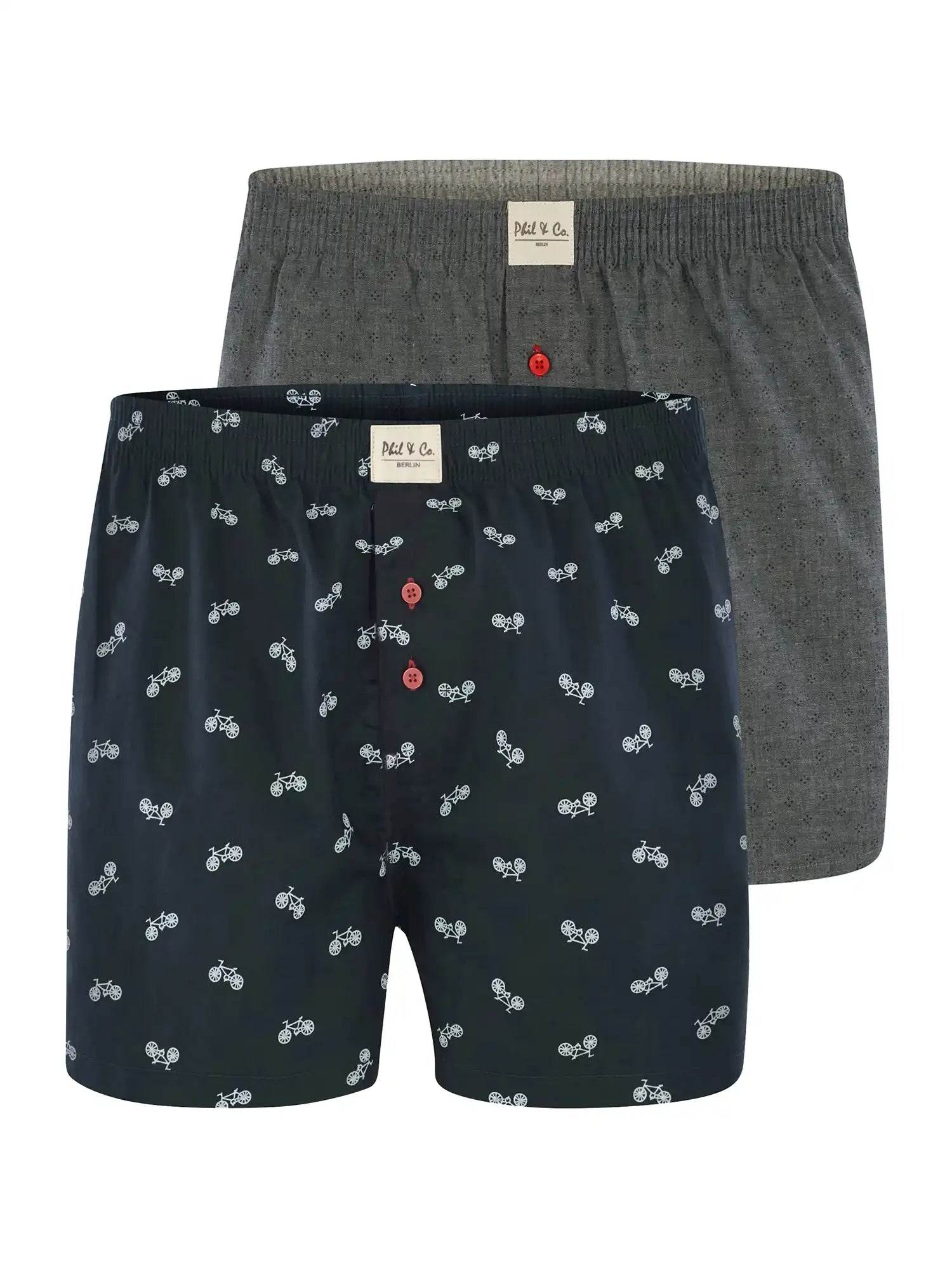 Phil & Co. Berlin Herren Boxershorts 2er Pack Classics