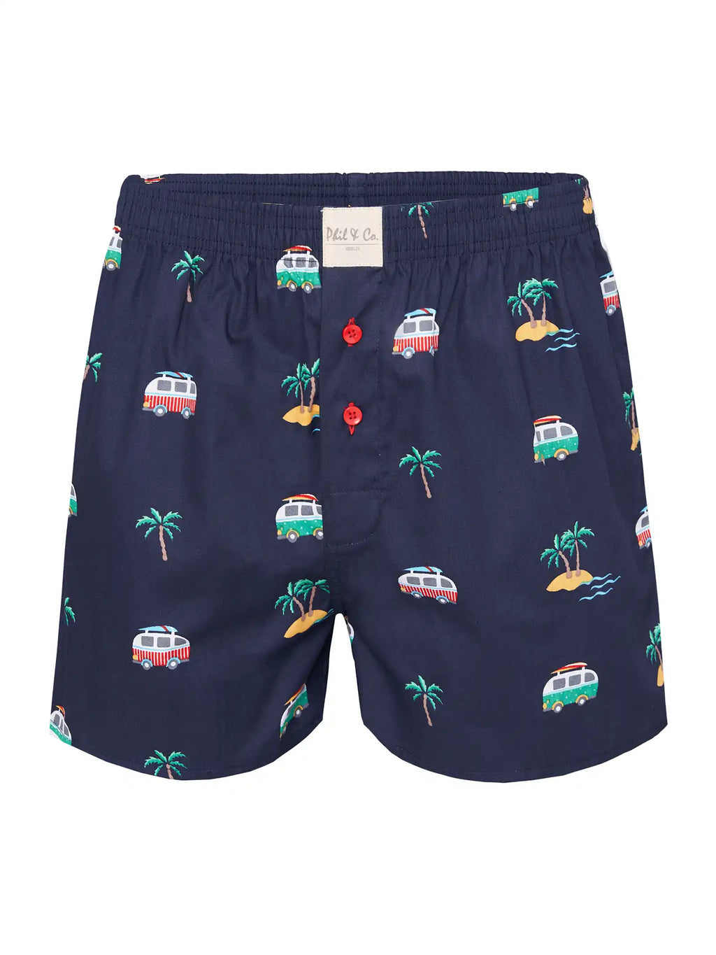 Phil & Co. Berlin Herren Boxershorts Prints 6er Pack