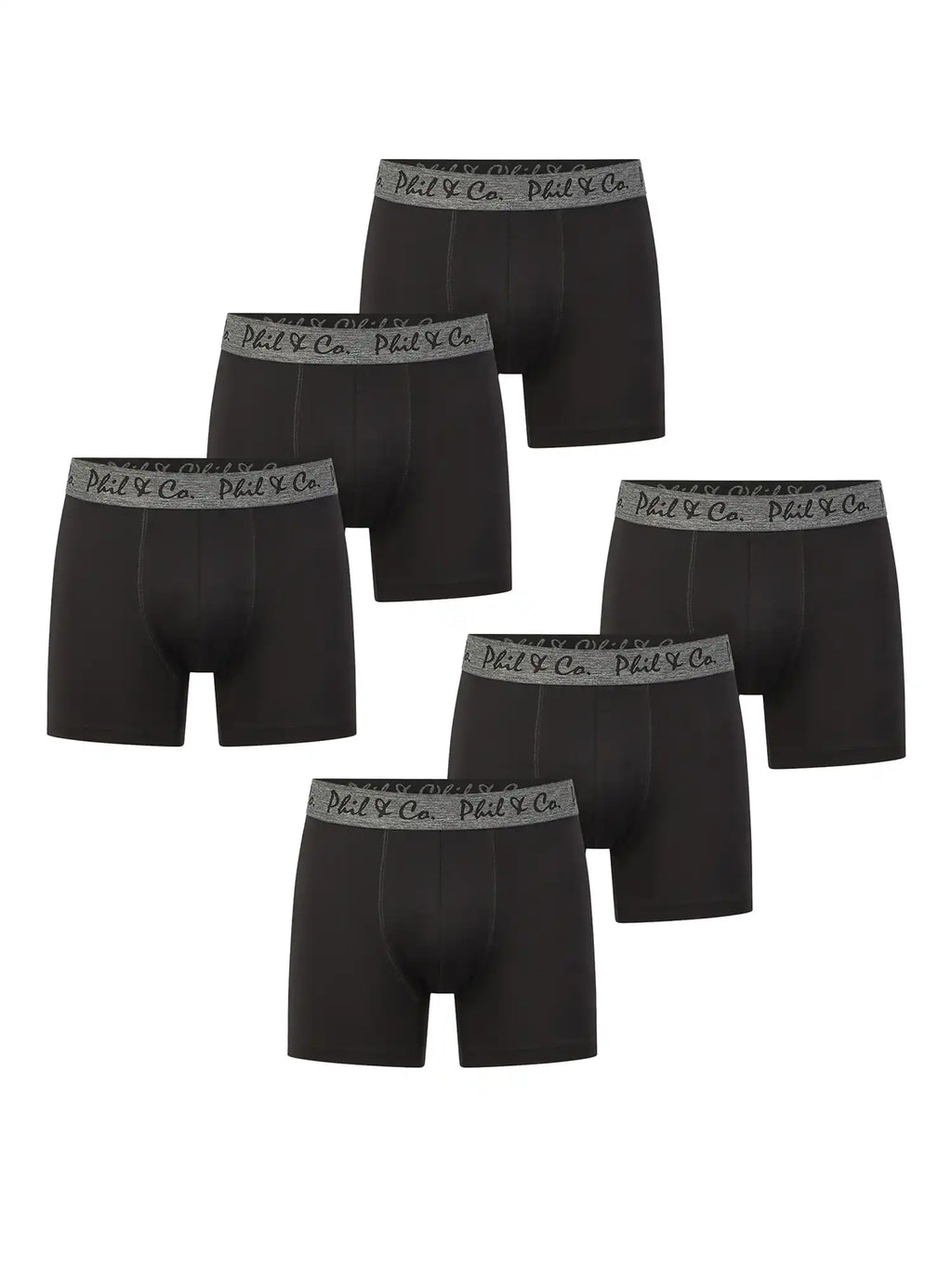 Phil & Co. Berlin Herren Boxer-Briefs Jersey Core 6er Pack