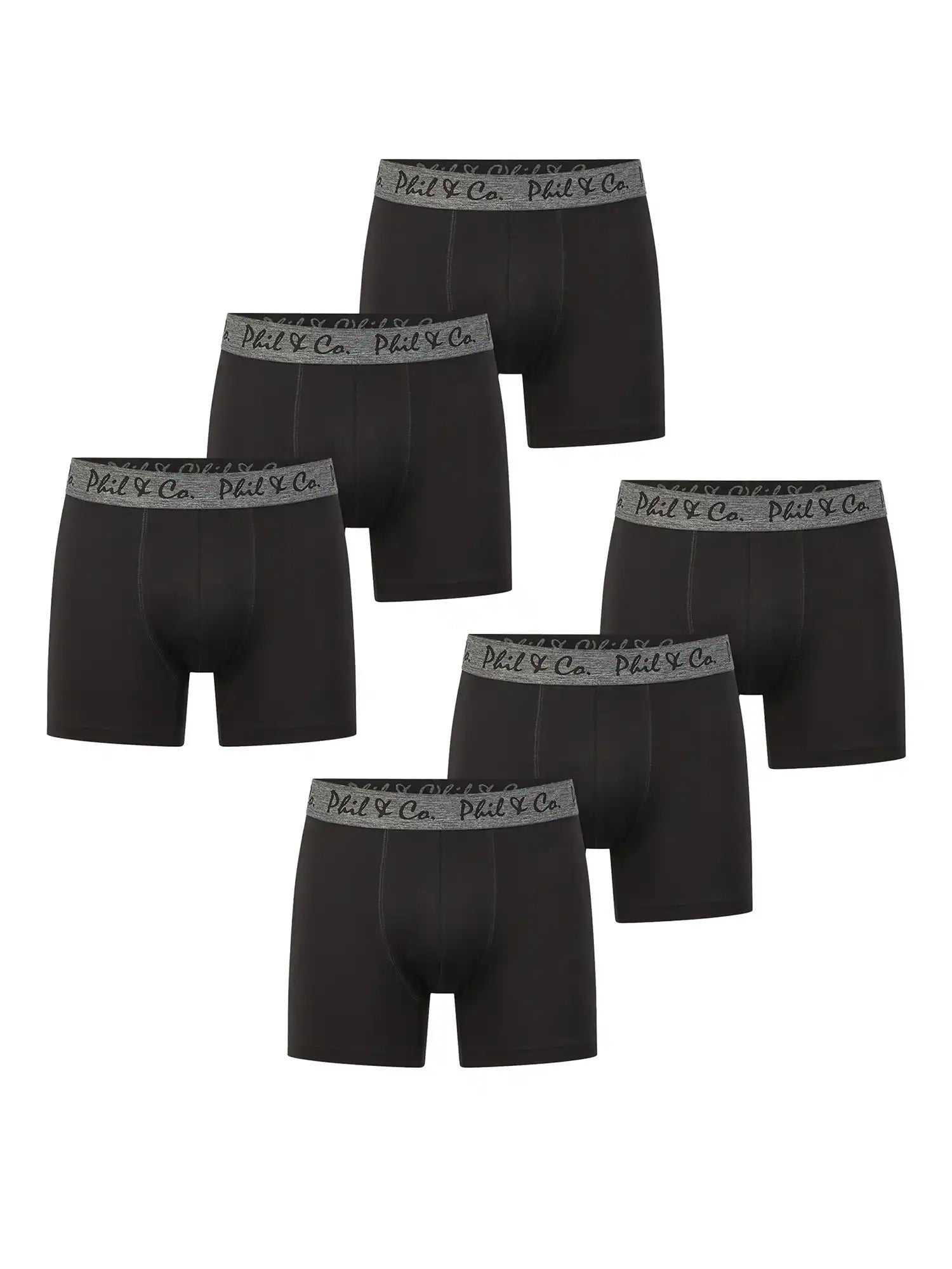 Phil & Co. Berlin Herren Boxer-Briefs Jersey Core 6er Pack