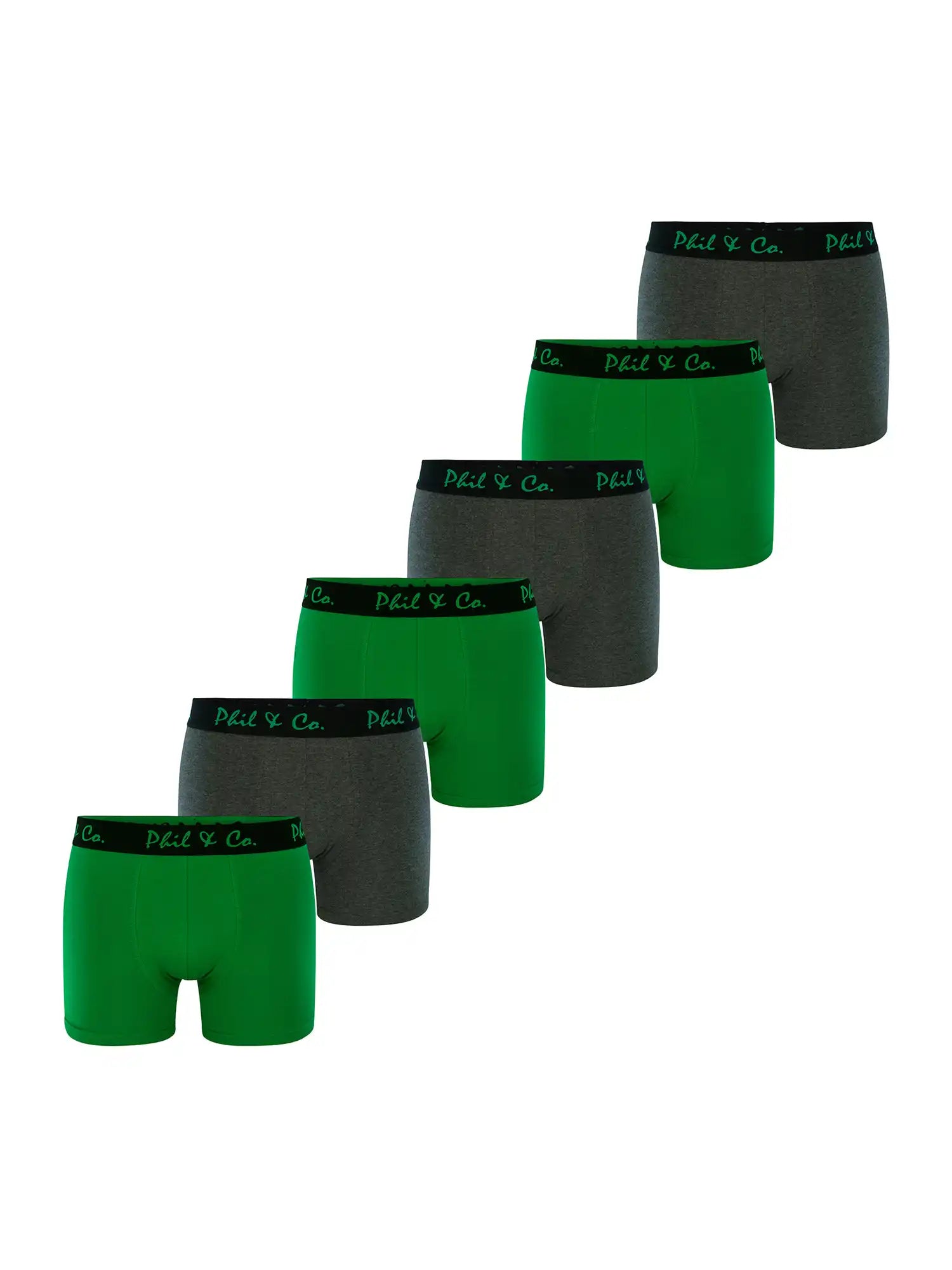 Phil & Co. Berlin Herren Boxer-Briefs Jersey 6er Pack