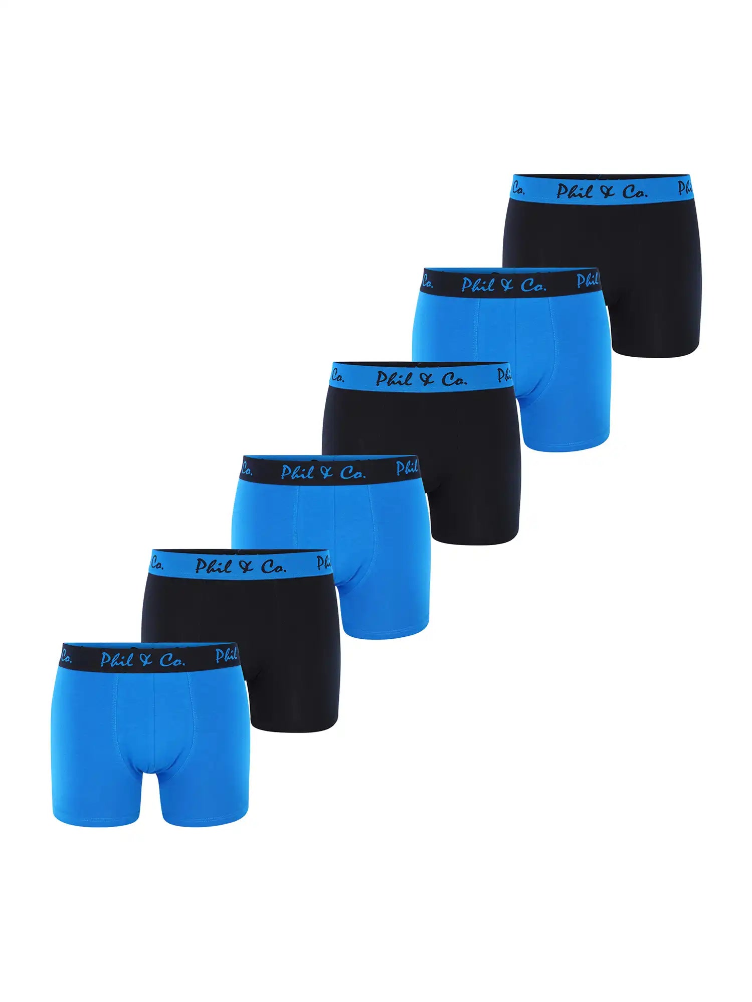 Phil & Co. Berlin Herren Boxer-Briefs Jersey 6er Pack