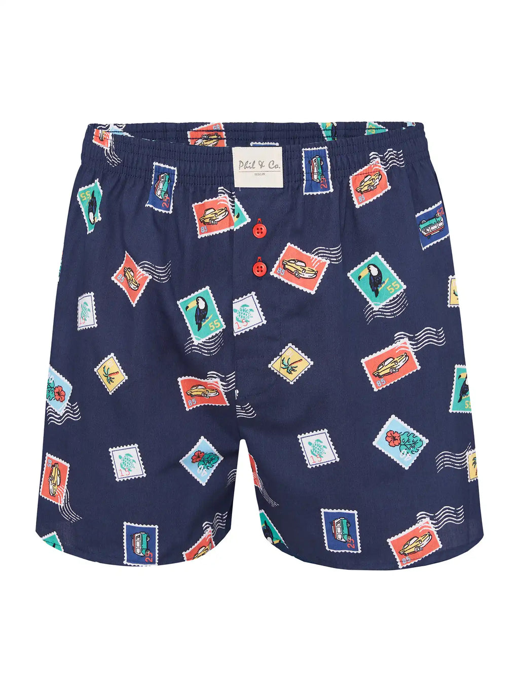 Phil & Co. Berlin Herren Boxershorts Prints 6er Pack