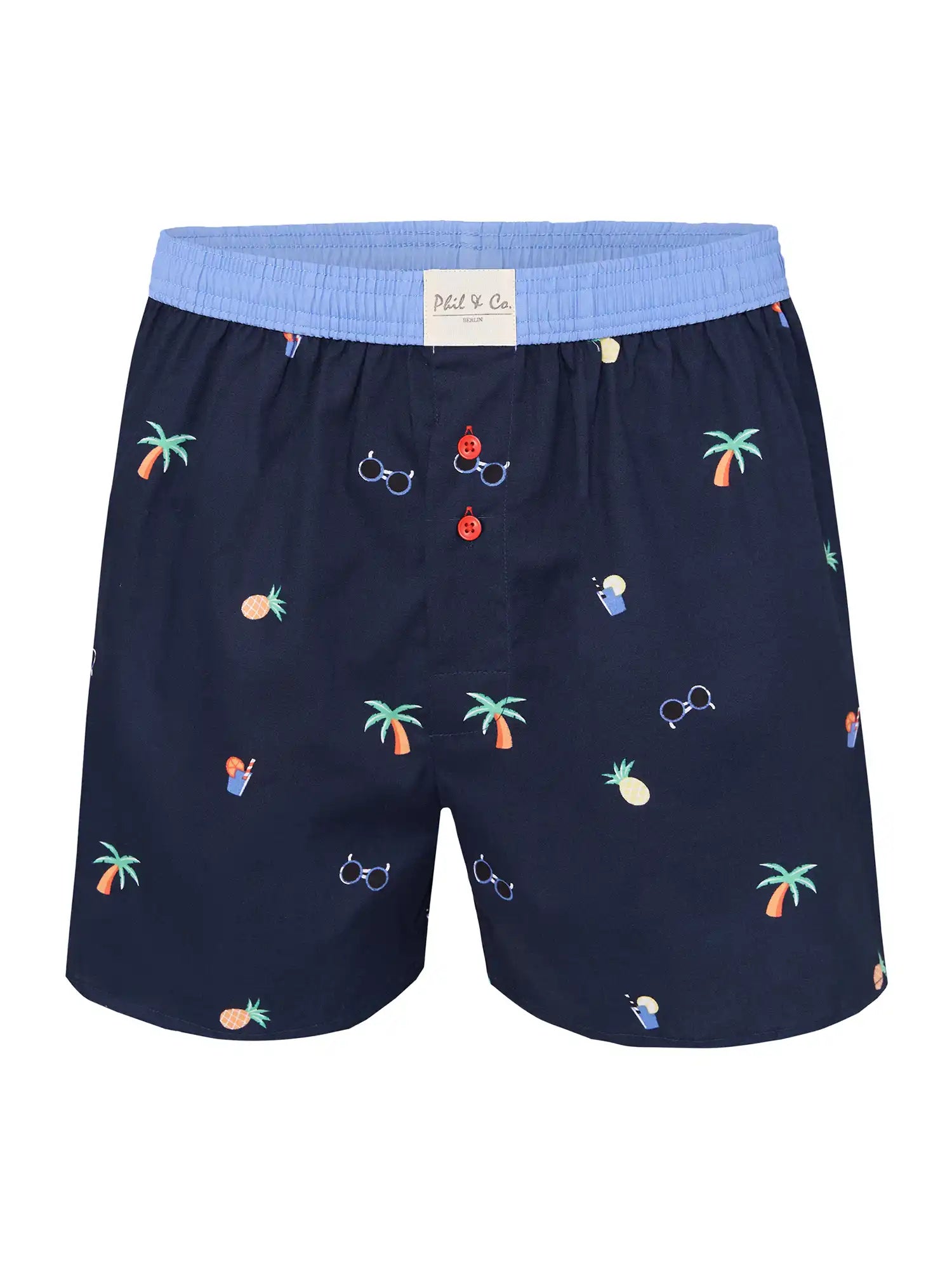 Phil & Co. Berlin Herren Boxershorts Prints 6er Pack