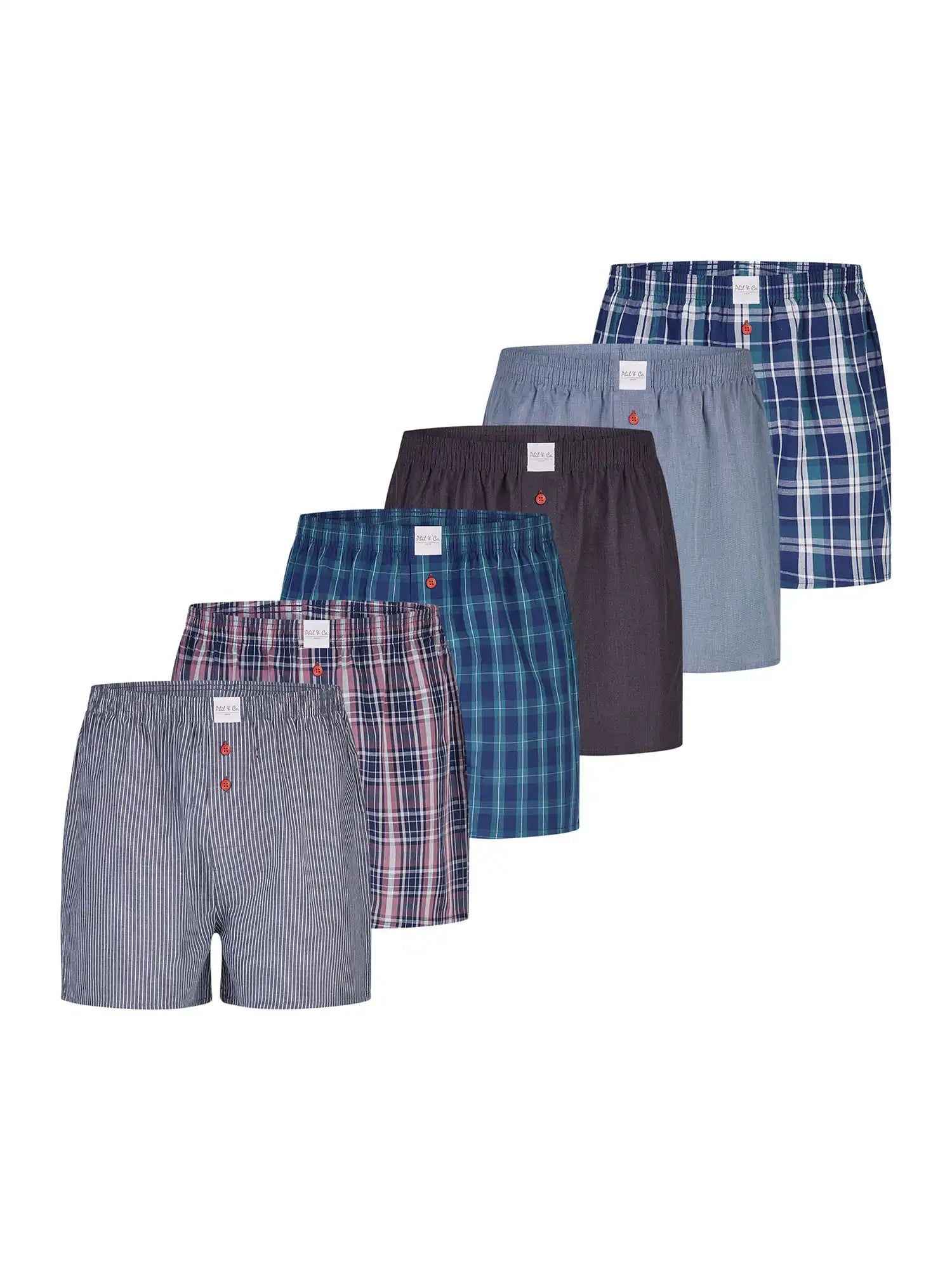 Phil & Co. Berlin Herren Boxer Classics 6-Pack