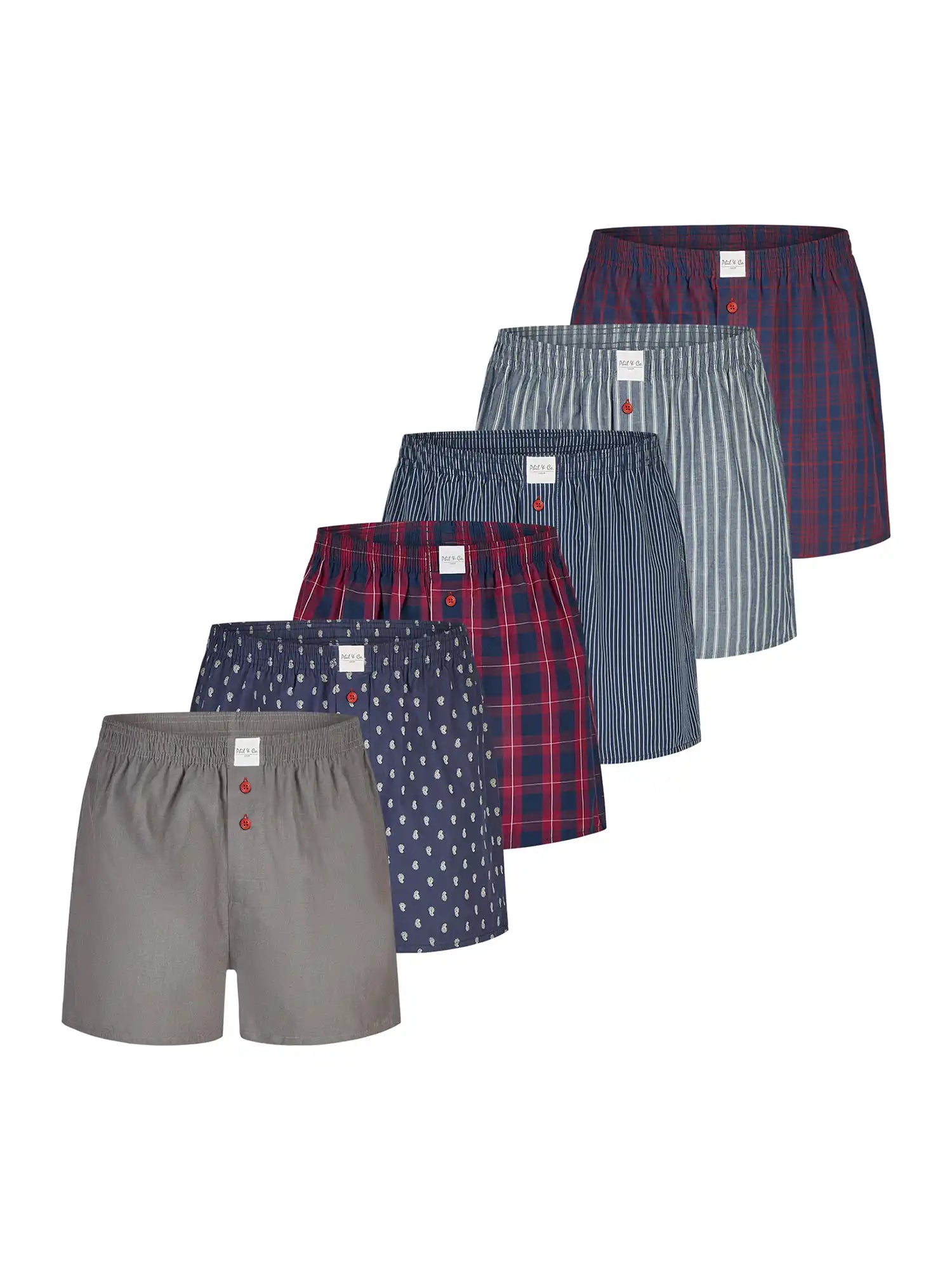Phil & Co. Berlin Herren Boxer Classics 6-Pack