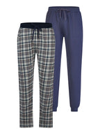 Phil & Co. Berlin Herren Pyjamahose Cozy Classics 2er Pack