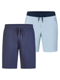 Phil & Co. Berlin Herren Pyjamashorts Cozy Classics 2er Pack