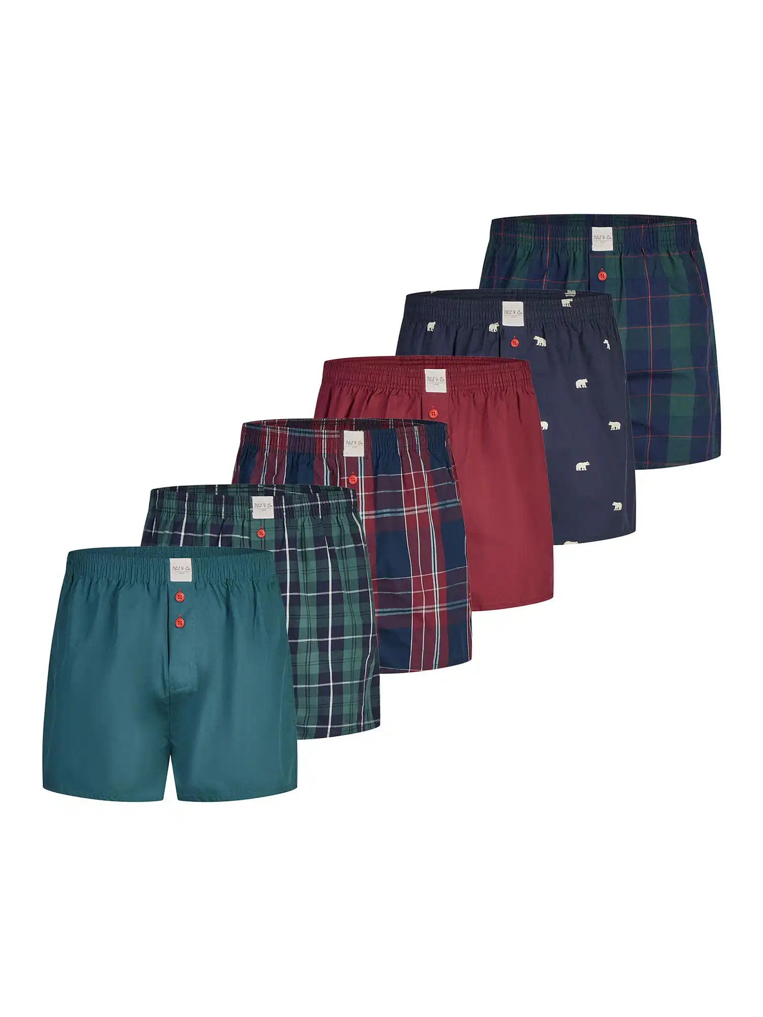 Phil & Co. Berlin Herren Boxer Classics 6-Pack