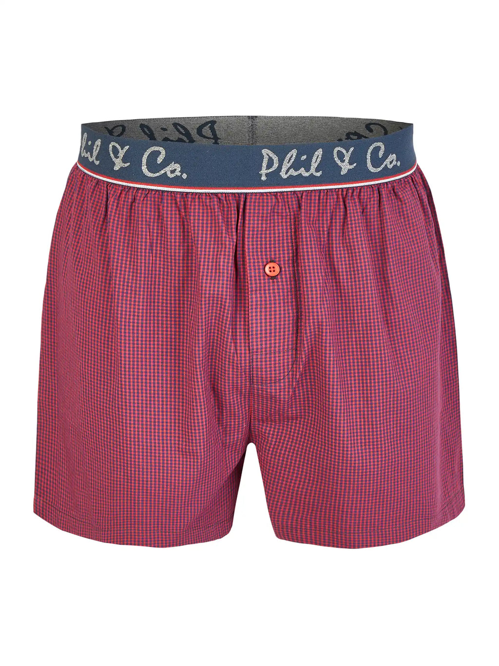 Phil &amp; Co. Berlin herenboxershorts Classic Checks, set van 4