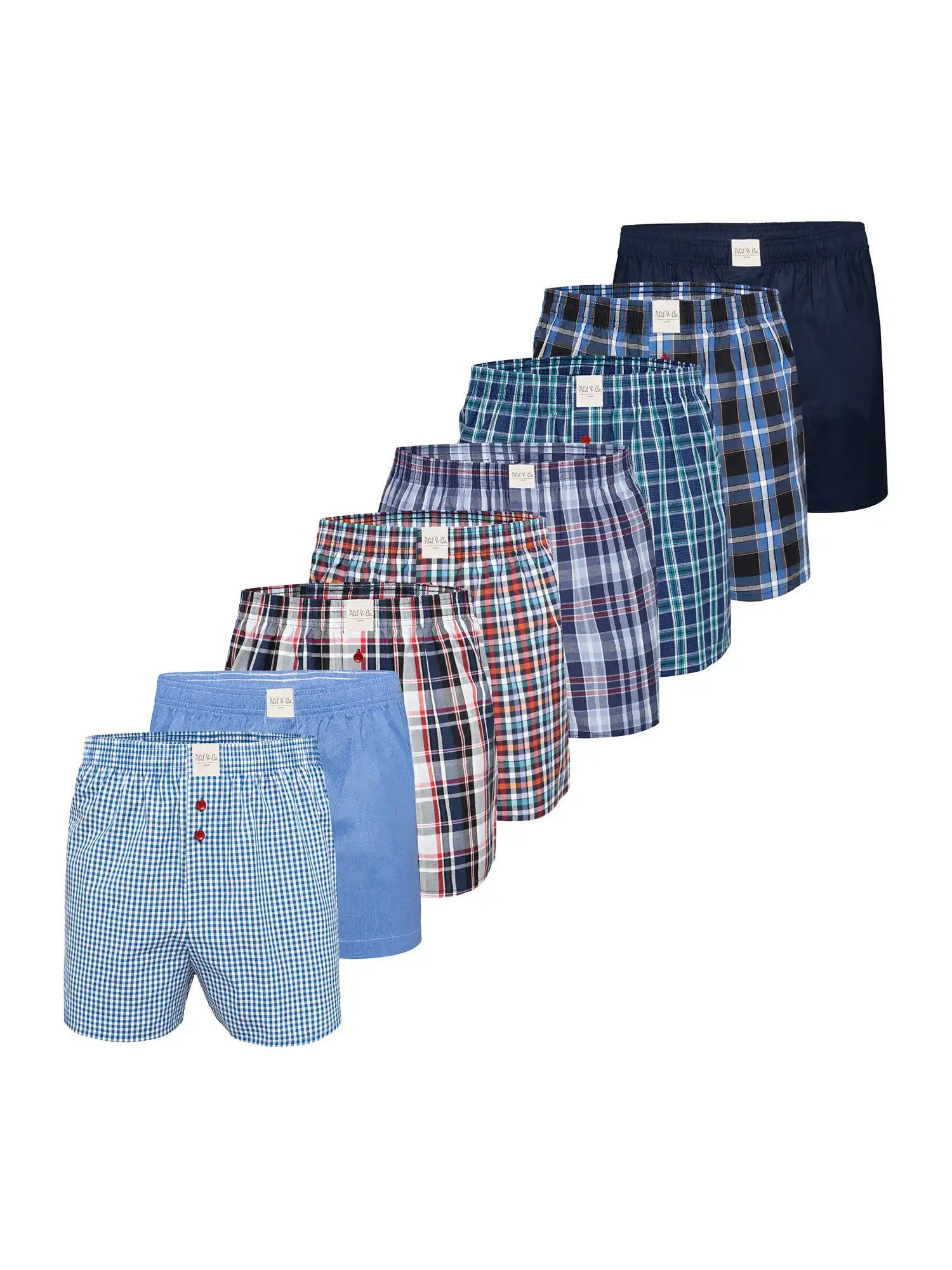 Phil & Co. Berlin Herren Boxershorts Core 8er Pack