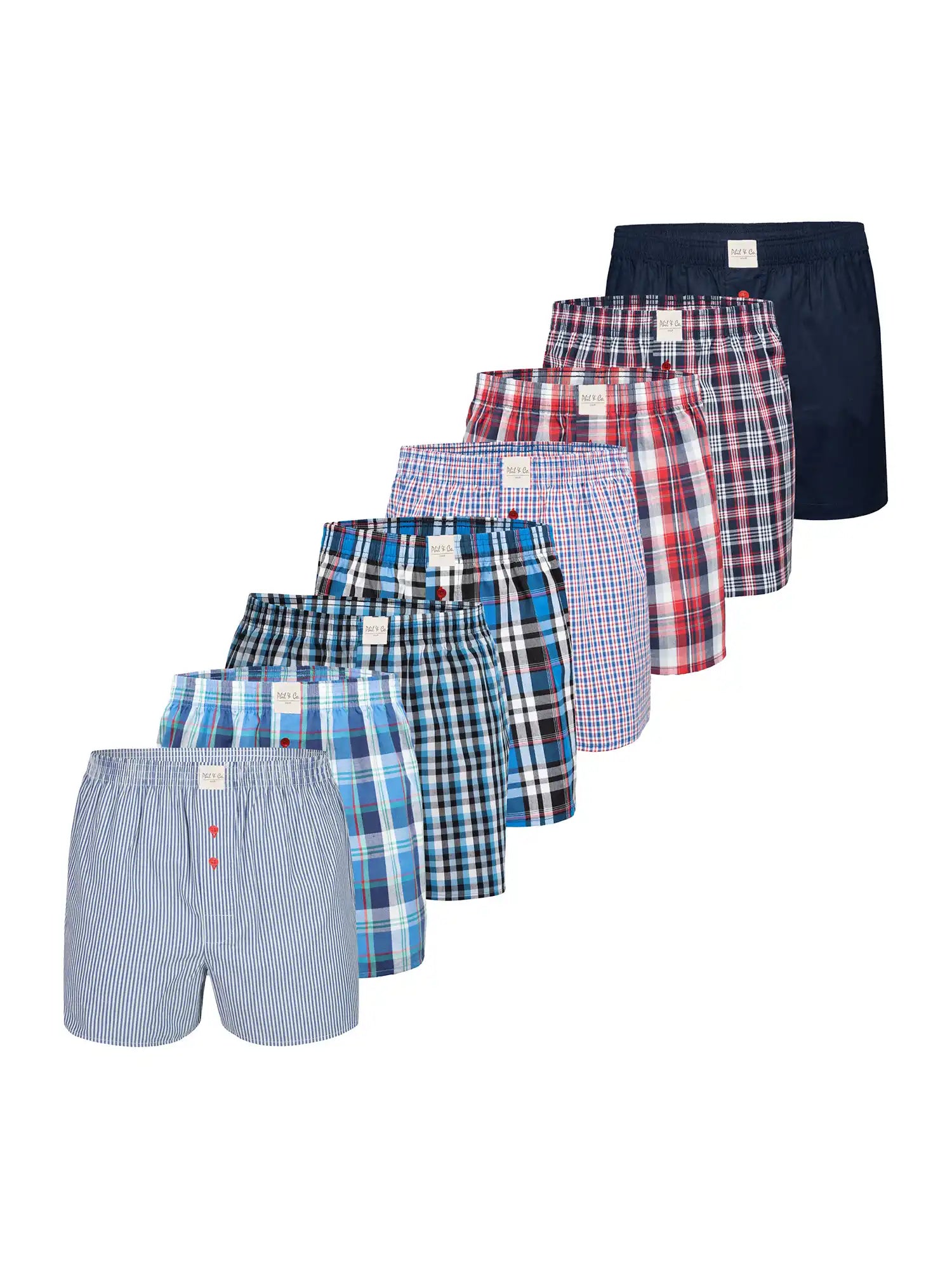 Phil & Co. Berlin Herren Boxershorts Core 8er Pack