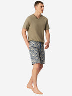 beige,blau / 48