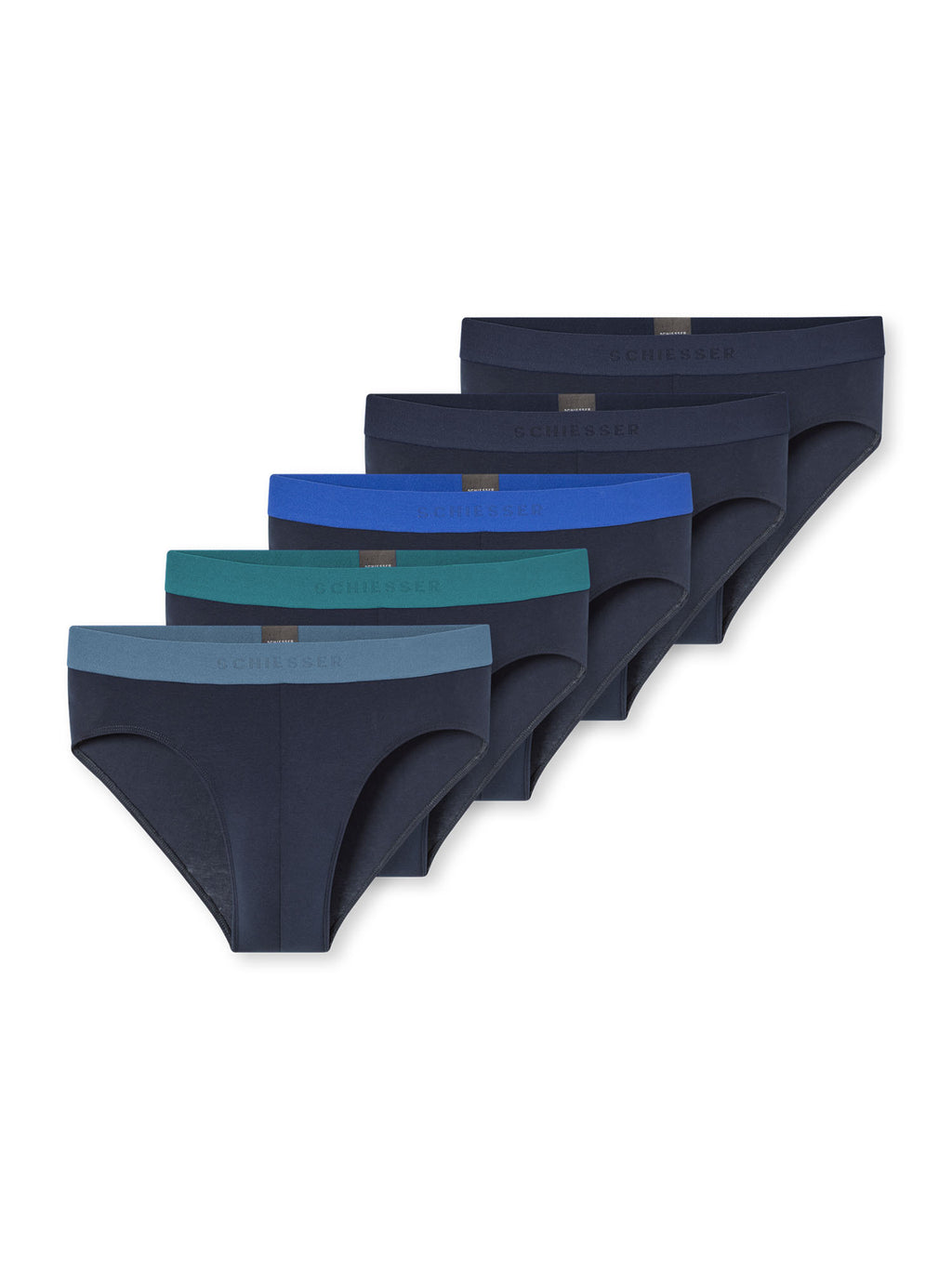 dunkelblau,blau,grün / 10