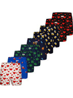 Sugar Pine Herren Boxershorts Motiv Print Mix 9er Pack