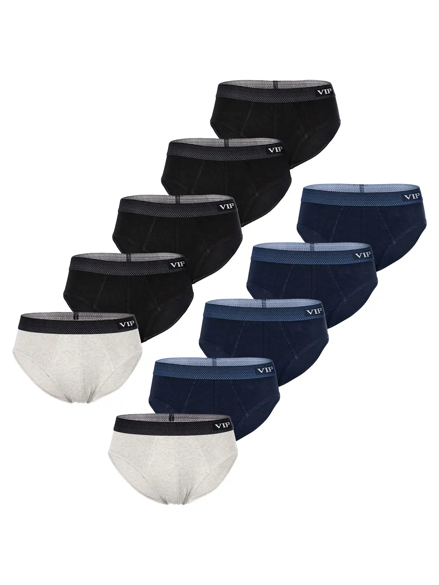 VIP Herren Slip Premium Jersey Stretch 10er Pack