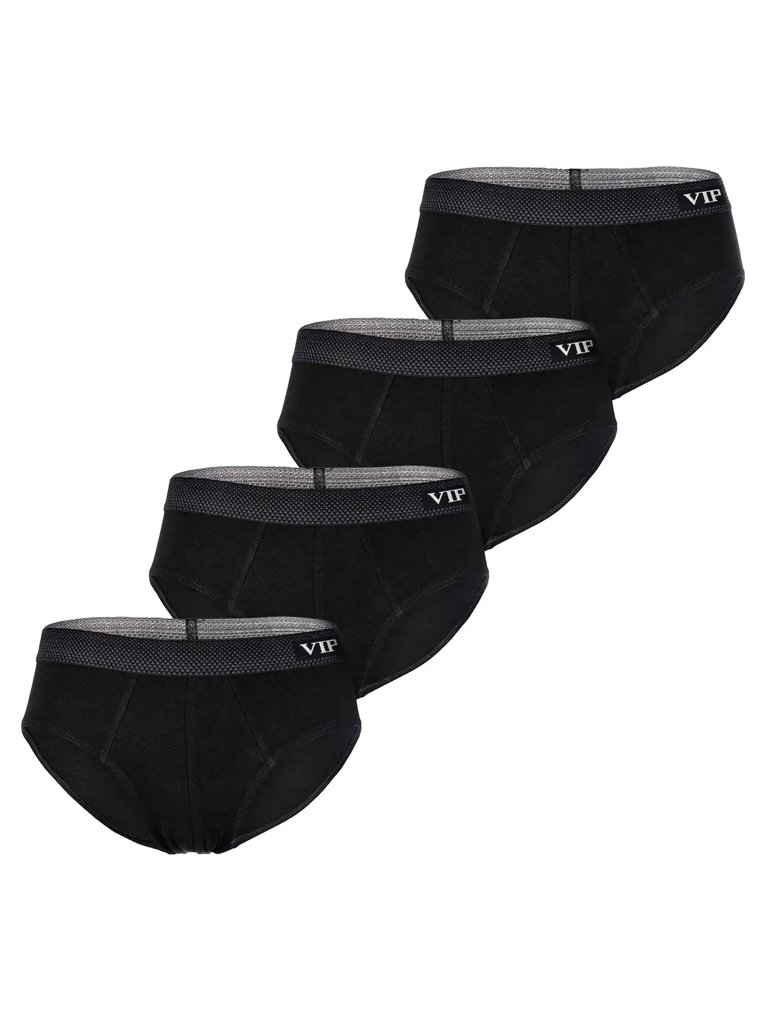 VIP Herren Slip Premium Jersey Stretch 4er Pack