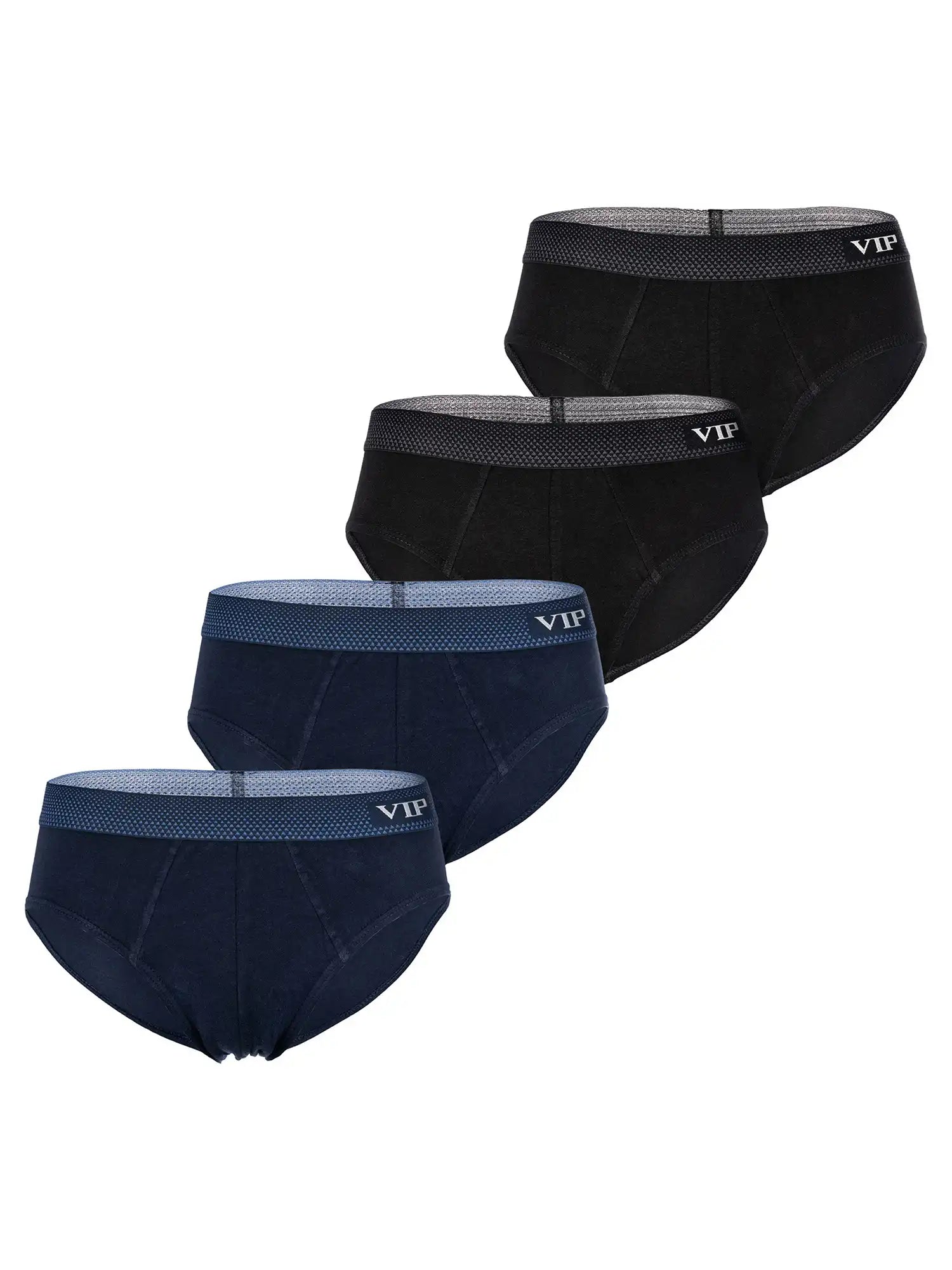 VIP Herren Slip Premium Jersey Stretch 4er Pack