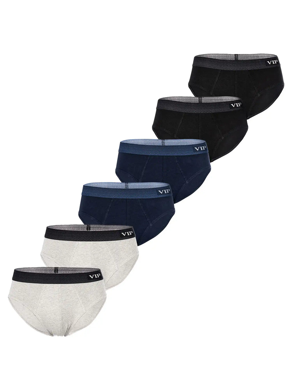 VIP Herren Slip Premium Jersey Stretch 6er Pack