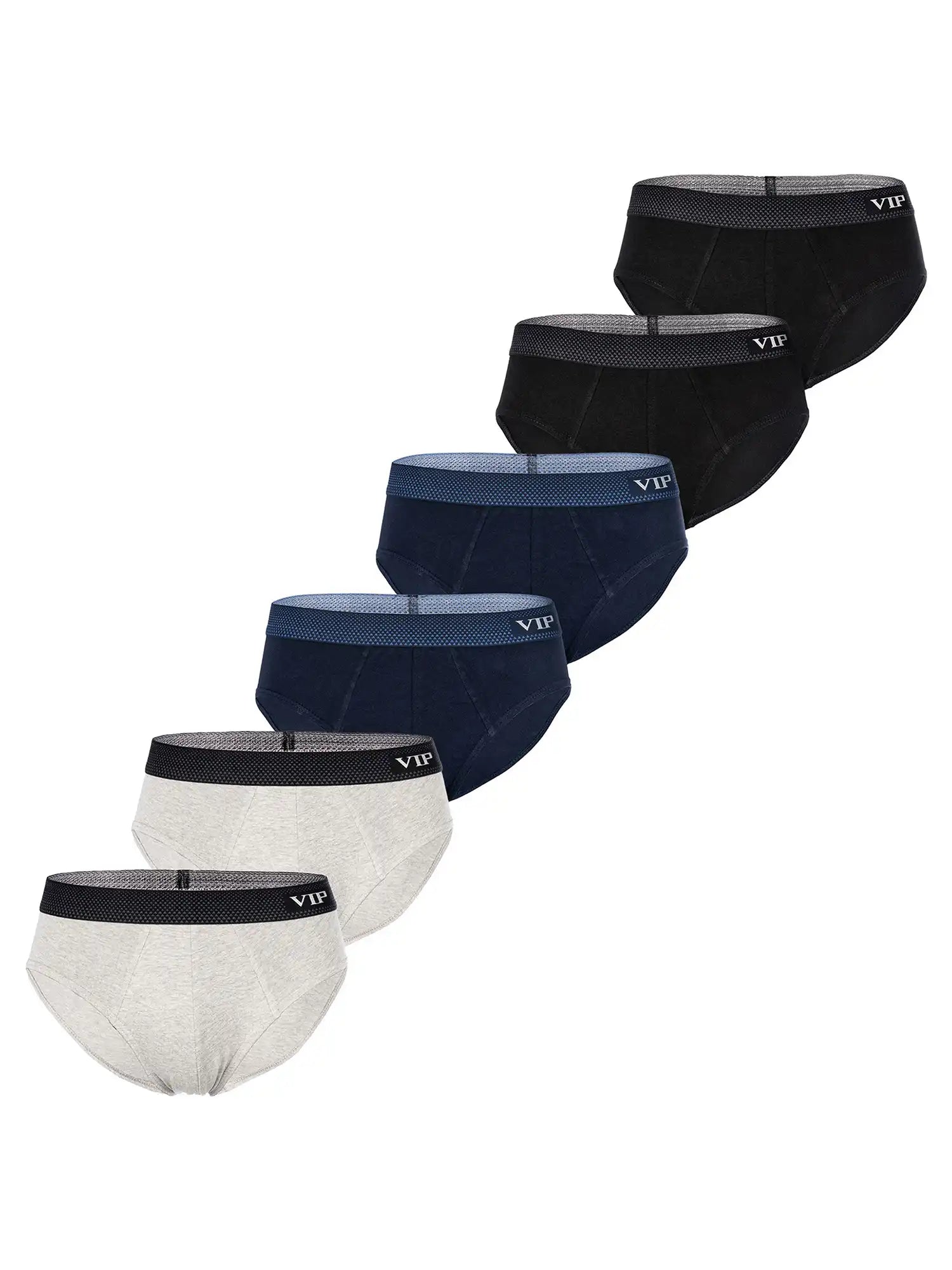 VIP Herren Slip Premium Jersey Stretch 6er Pack