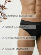 VIP Herren Slip Premium Jersey Stretch 4er Pack