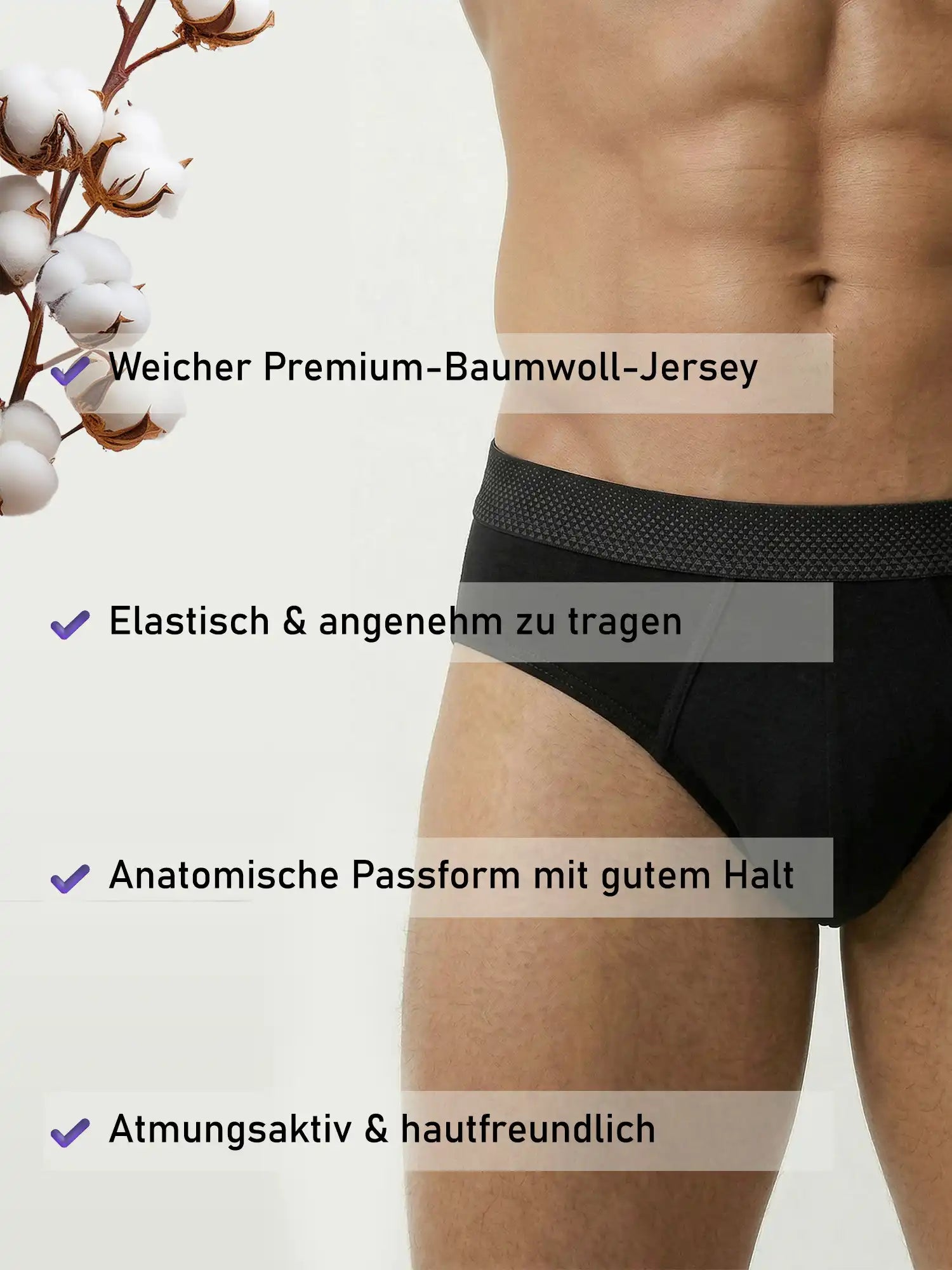 VIP Herren Slip Premium Jersey Stretch 2er Pack