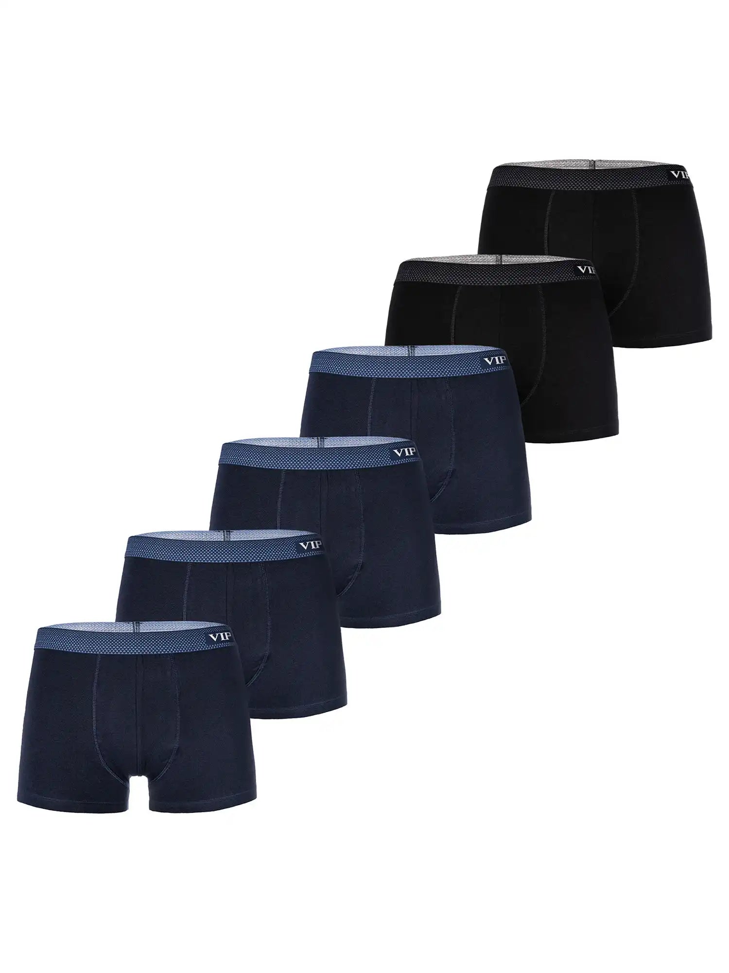 VIP Herren Trunks Premium Jersey Stretch 6er Pack