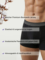 VIP Herren Trunks Premium Jersey Stretch 4er Pack