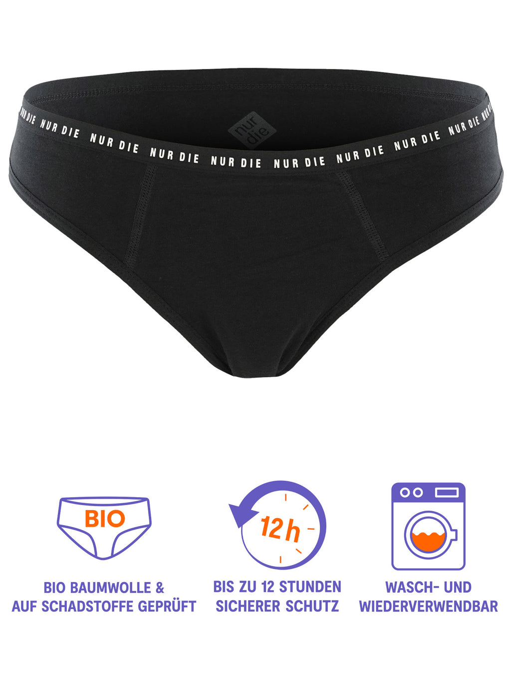 ALLEEN DE Menstruatieondergoed voor dames, alles onder controle, voordeelverpakking van 7 stuks