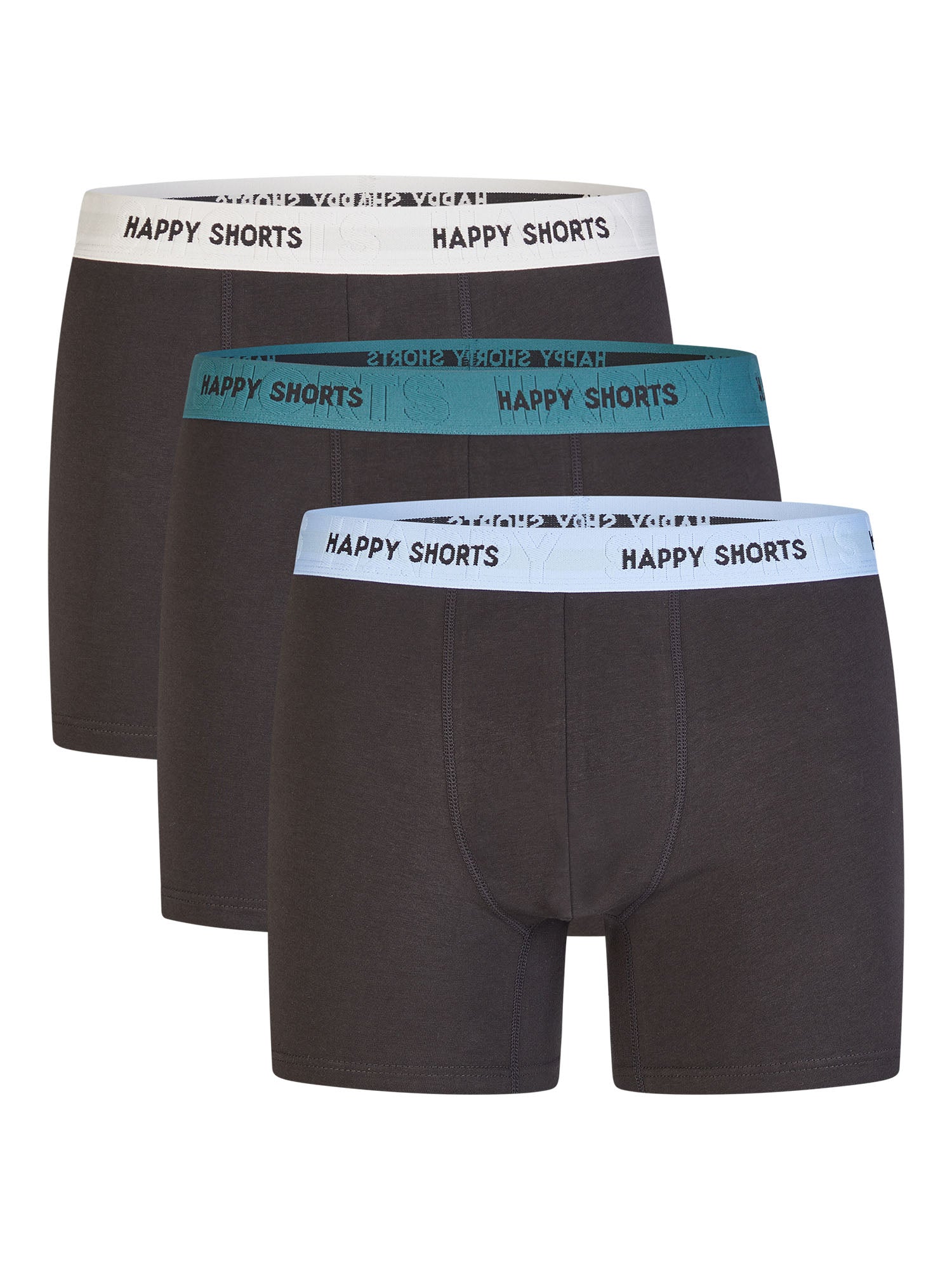 Happy Shorts Herren Trunks Jersey 3-Pack