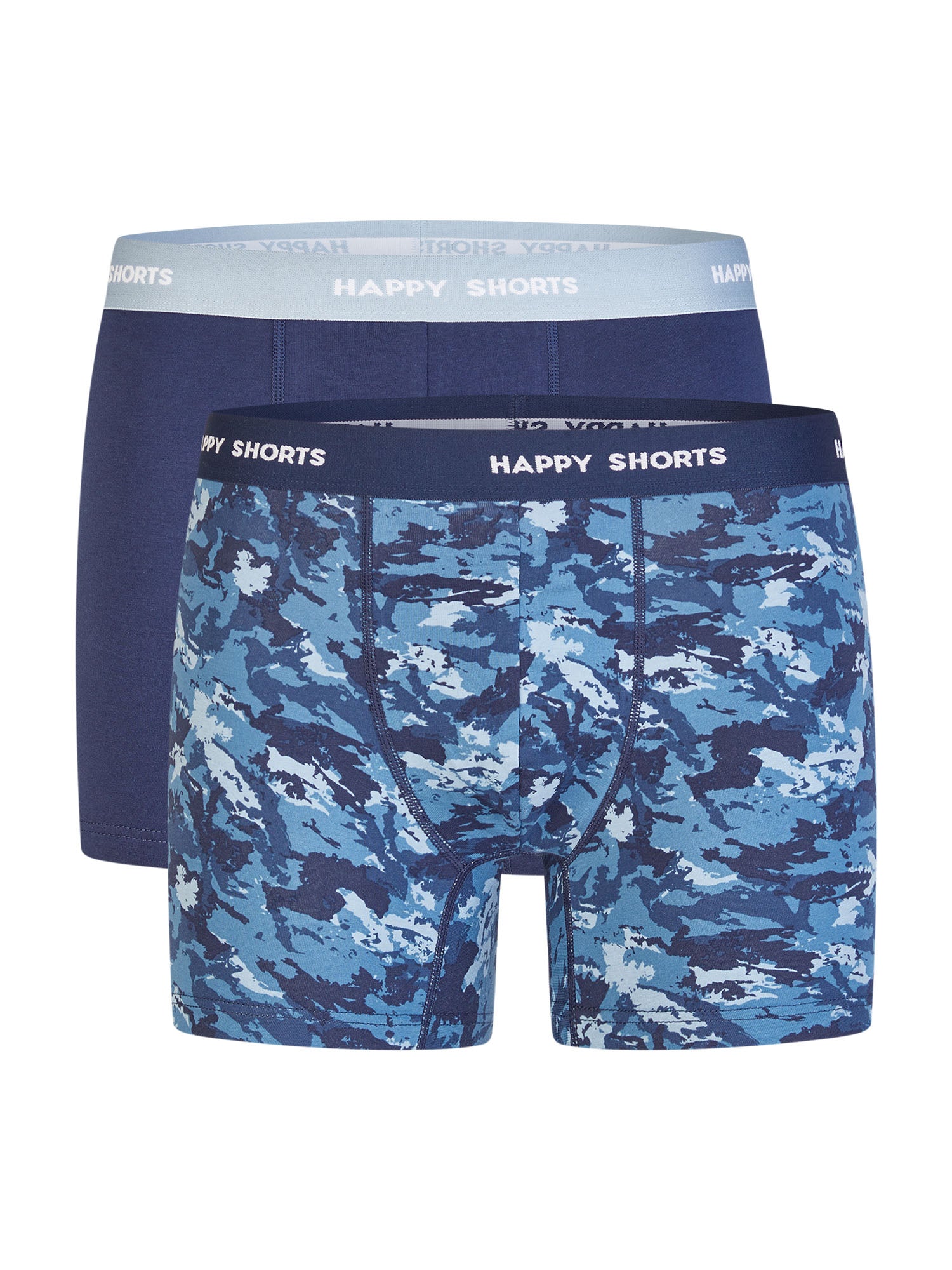 Happy Shorts Herren Trunks Jersey 2er Pack