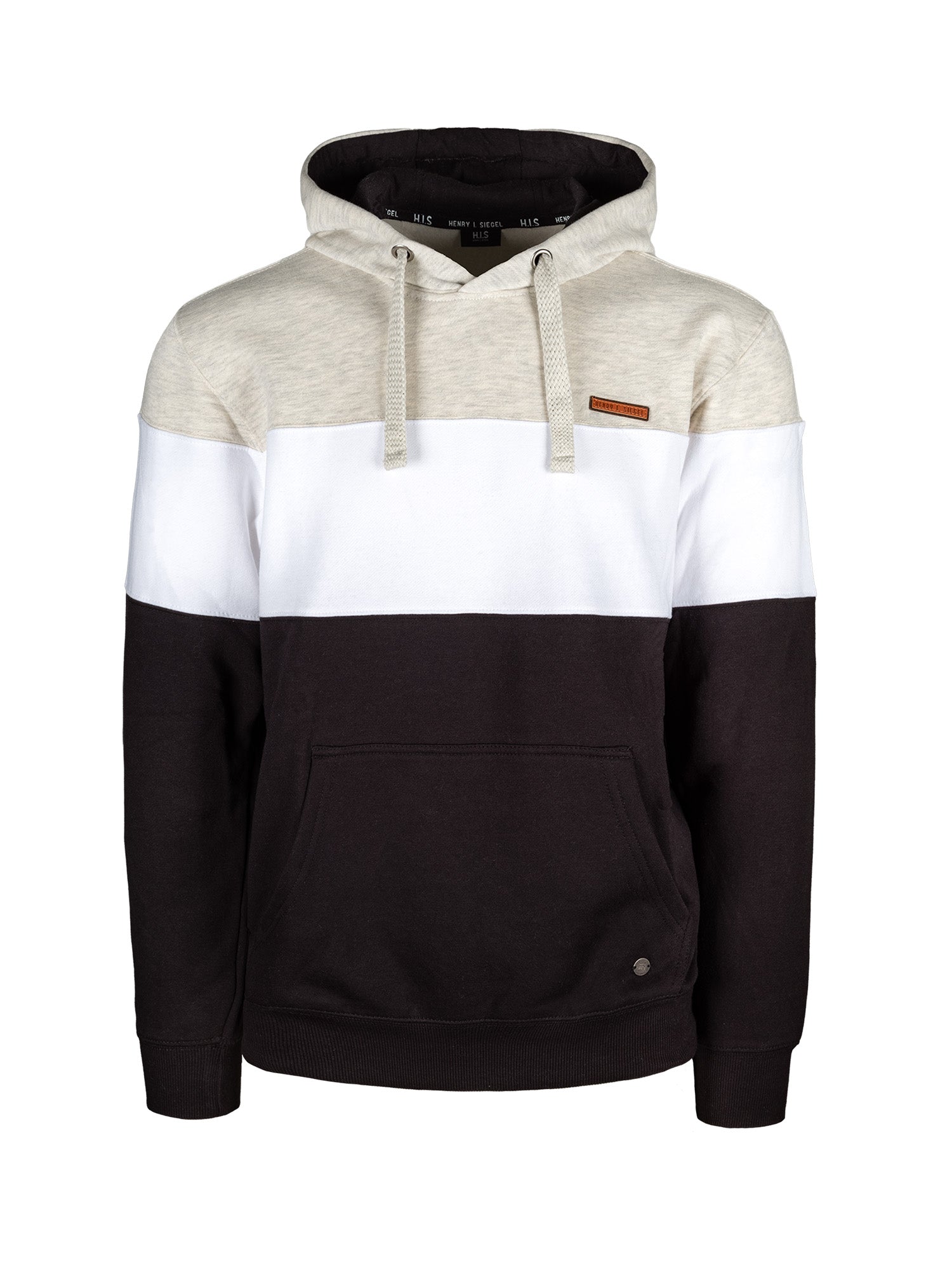H.I.S Herren Kapuzensweatshirt Hoodie Colorblock