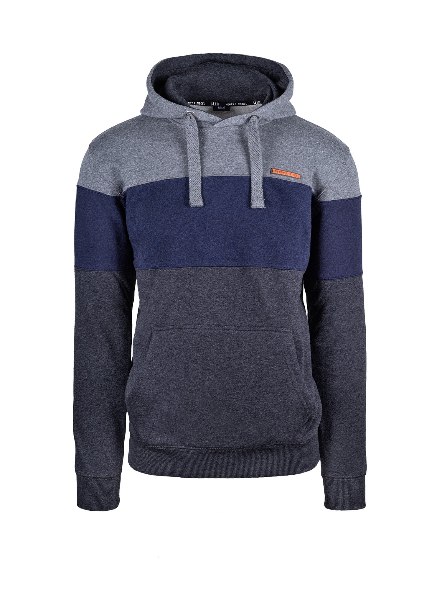 H.I.S Herren Kapuzensweatshirt Hoodie Colorblock