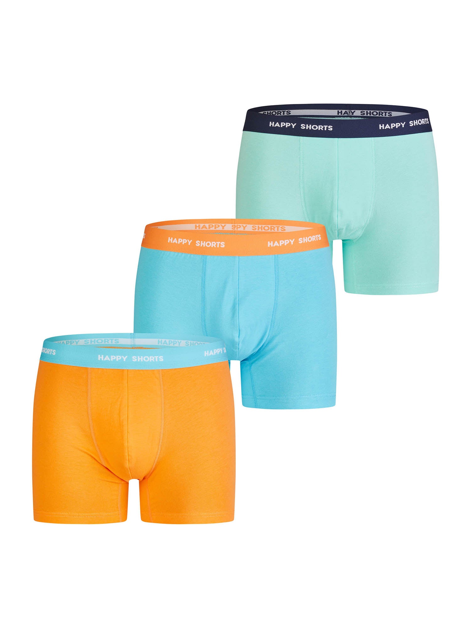 Happy Shorts Herren Trunks Jersey 3er Pack